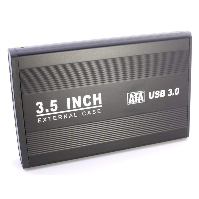 axGear 3.5 Inch SATA Hard Drive Enclosure USB 3.0 High Speed External Case - Image 1